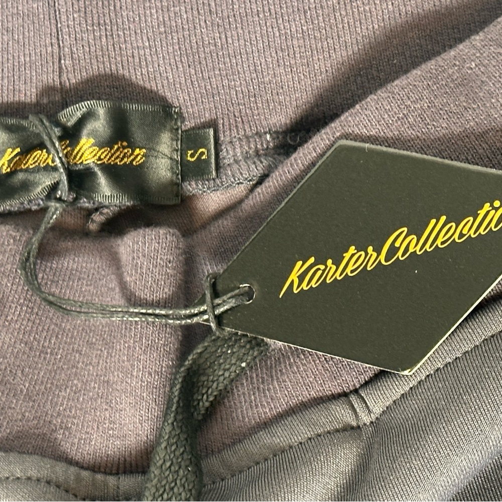 NWT - Karter Collection Gray & Puple Athletic Pant - Picture 6 of 6